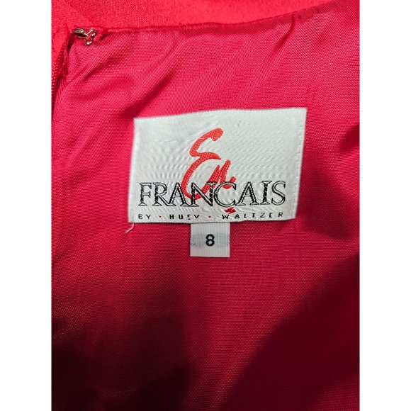 En Francais by Huey Waltzer Full Length Red Formal Gown, Dress, Size 8 - Picture 10 of 11